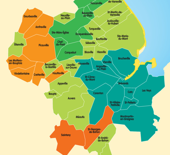 23 communes en Baie du Cotentin