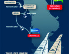 Tour des Ports de la Manche : départ de Port Carentan