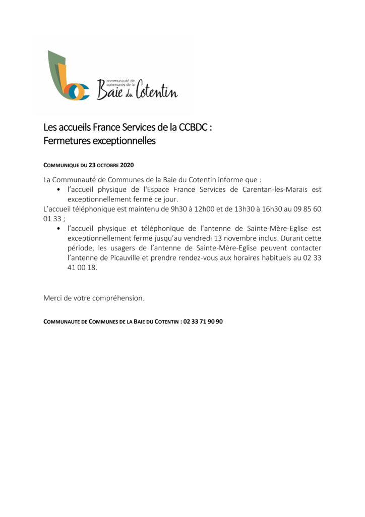 MSAP - Communiqué de presse - 23 OCTOBRE 2020