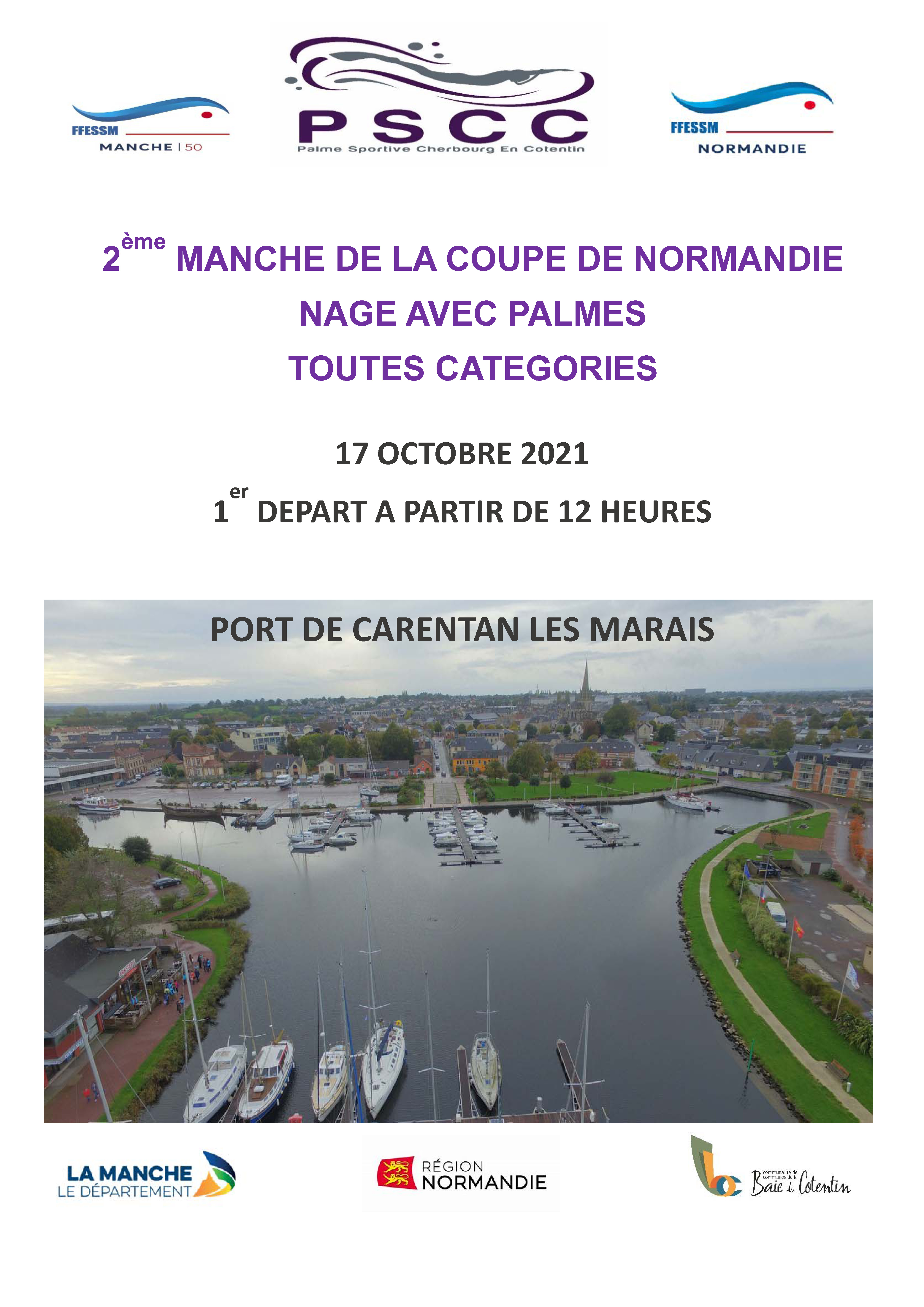 AFFICHE COUPE NORMANDIE EL CARENTAN 2021