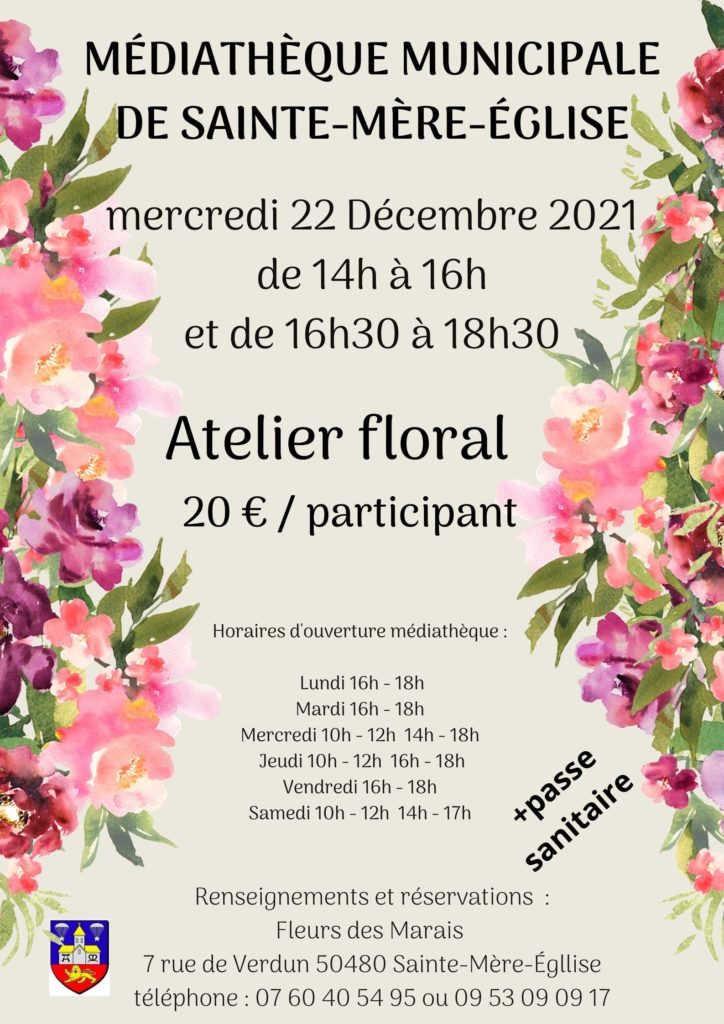 Atelier floral Noël 2021