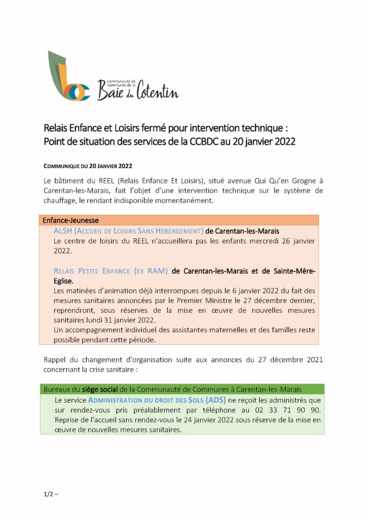 REEL - Communiqué de presse - Point de situation des services CCBDC - 20 01 2022_Page_1