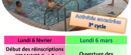 Aquadick – Inscriptions et réinscriptions aux activités encadrées