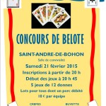 CONCOURS DE BELOTE