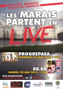 Les marais partent en live