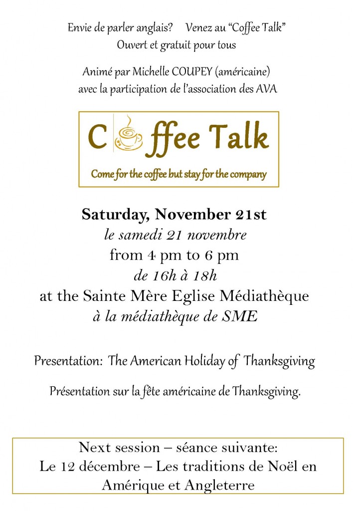 Coffee Talk Nov 21