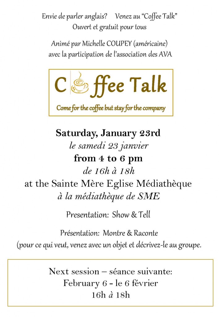 Coffee Talk January 23