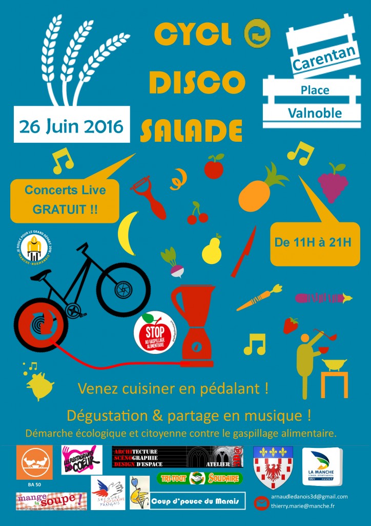 Disco salade affiche carentan vers 2