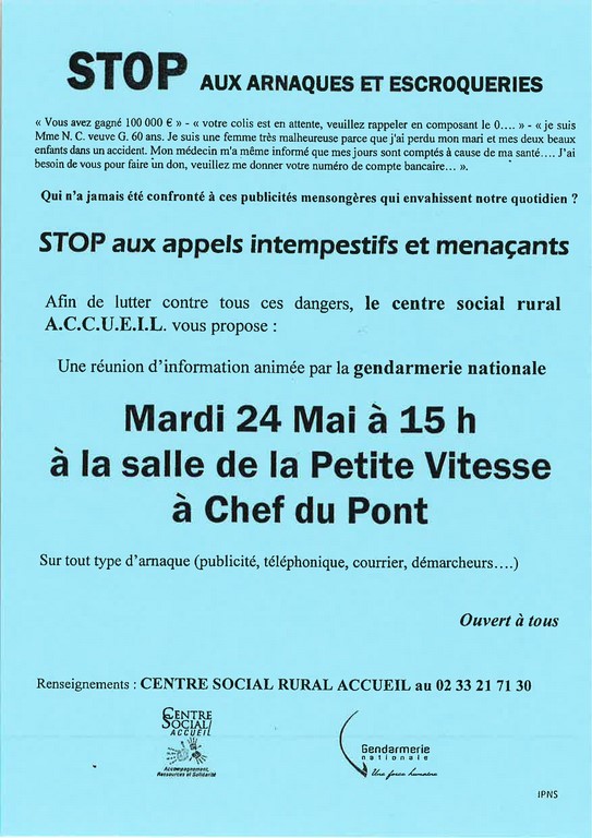 Stop aux arnaques