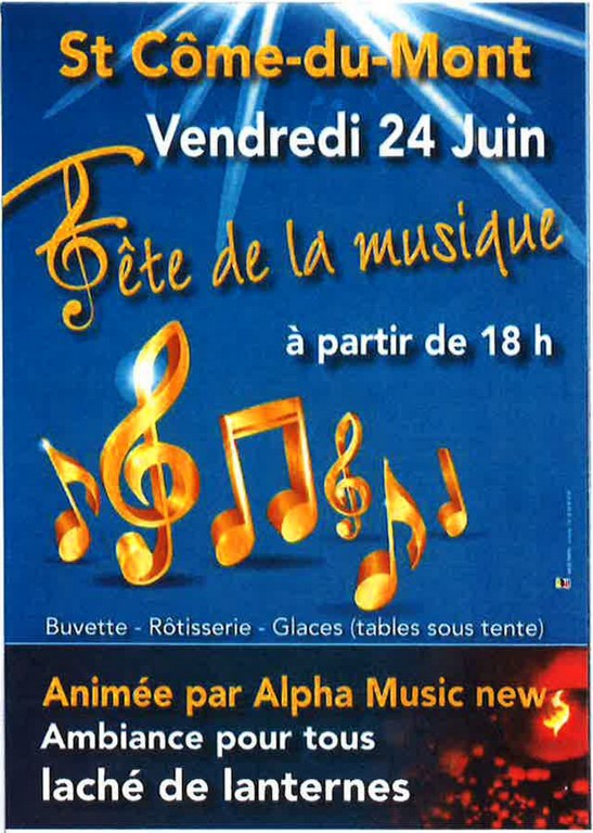 Fête de la musique St Côme