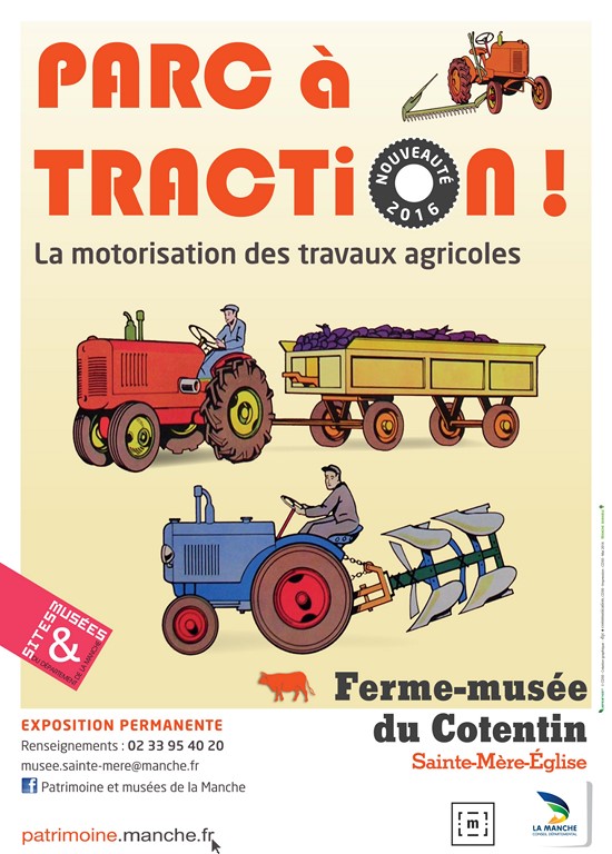 affiche Parc à traction - Ferme musee du Cotentin [1280x768]