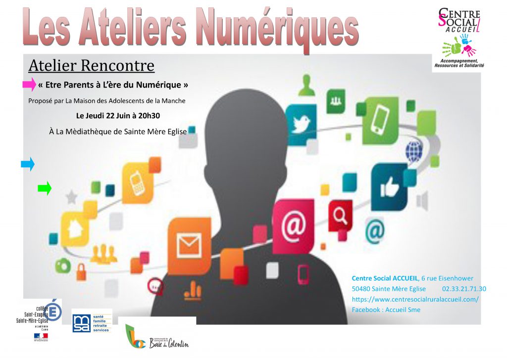 affiche atelier numérique