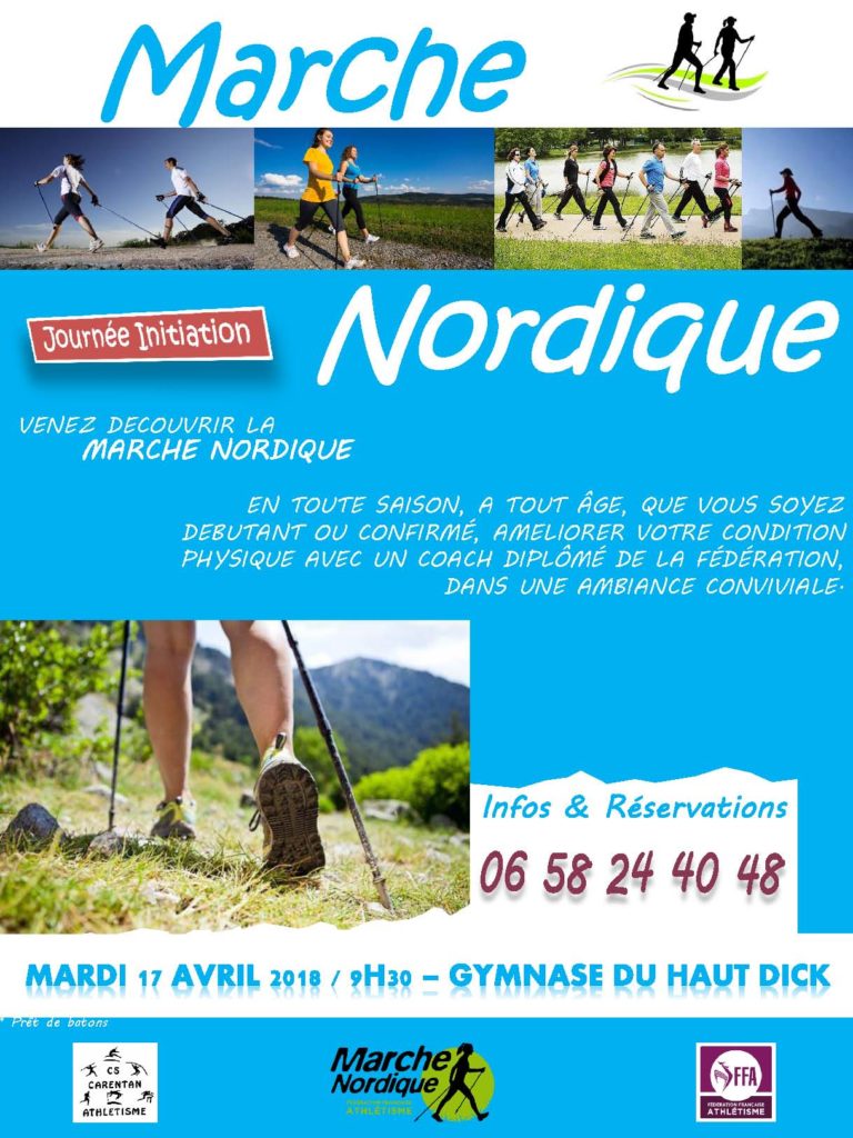 AFFICHE MARCHE NORDIQUE VIRGO