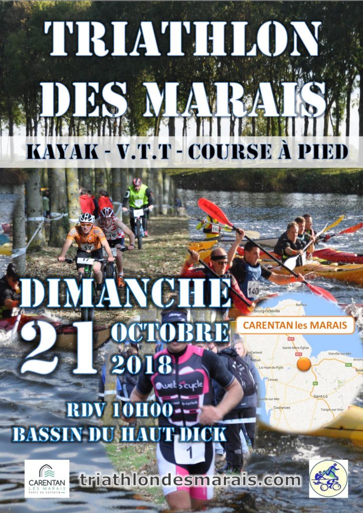 Affiche Triathlon des Marais 2018