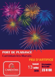 feu d'artifice 2019