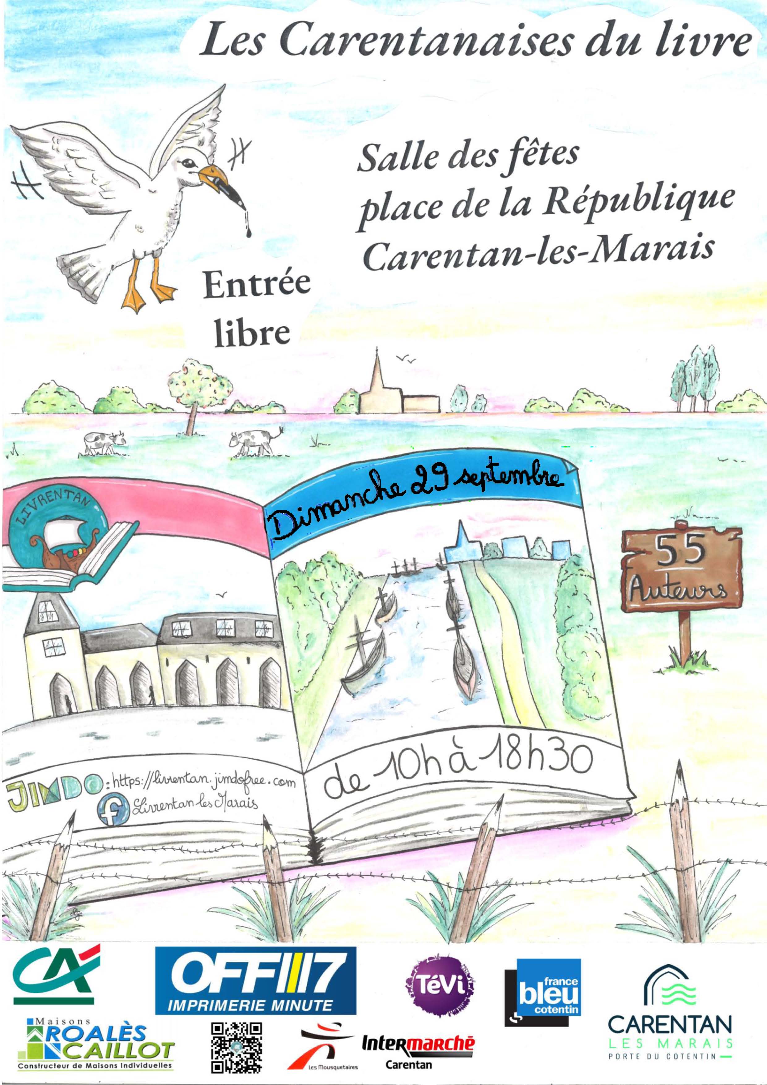 salon du livre carentan affiche 2019