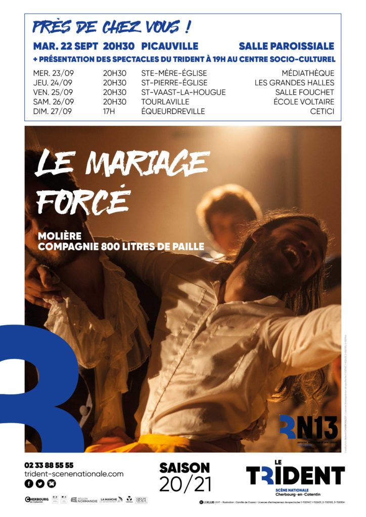 Affichette A3 Le mariage forcé PICAUVILLE