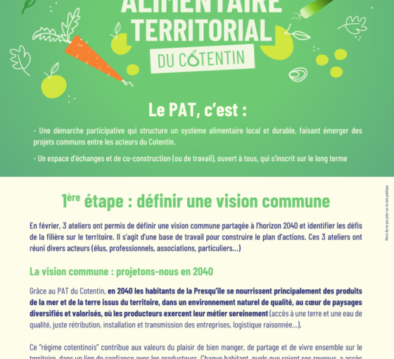 Projet Alimentaire Territorial
