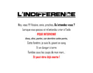 l’indifférence