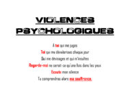 violences psychologiques