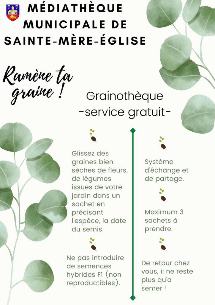 Affiche explicative grainothèque