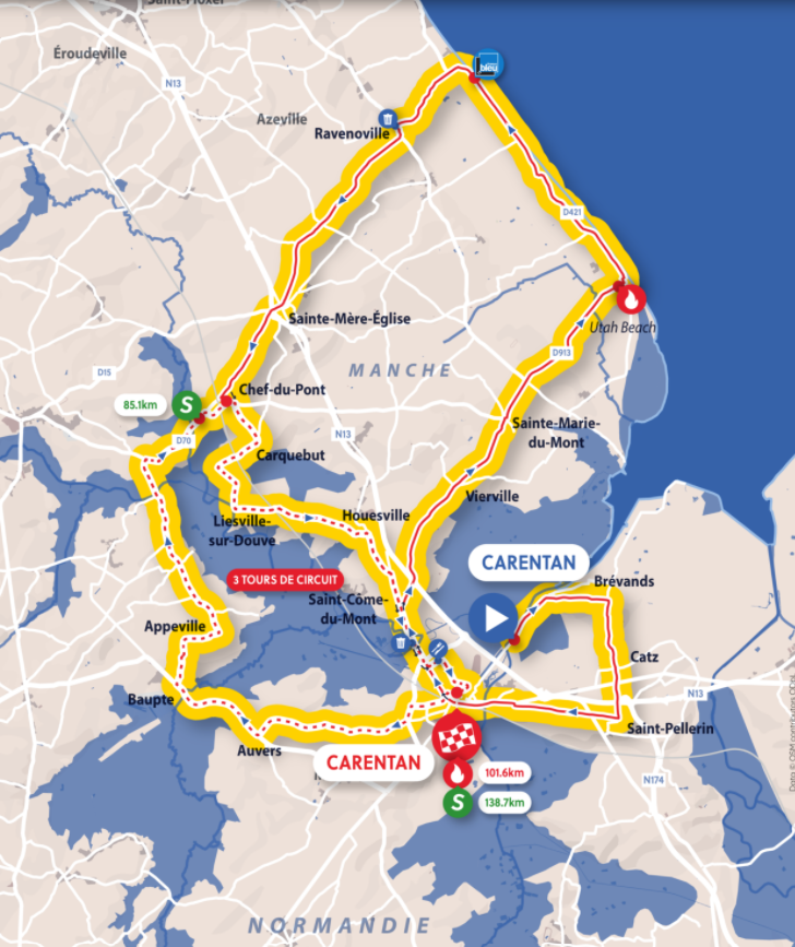 Parcours TDN Carentan-les-Marais