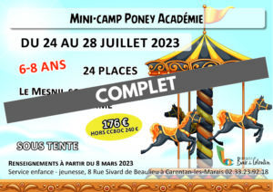 Poney Académie 6-8 ans complet