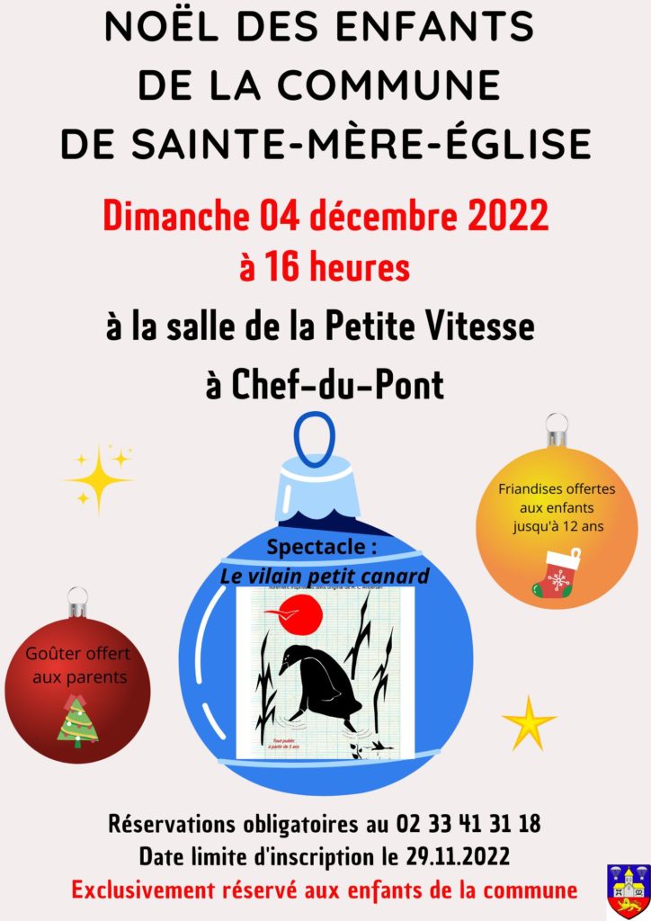 Affiche spectacle de Noël 2022