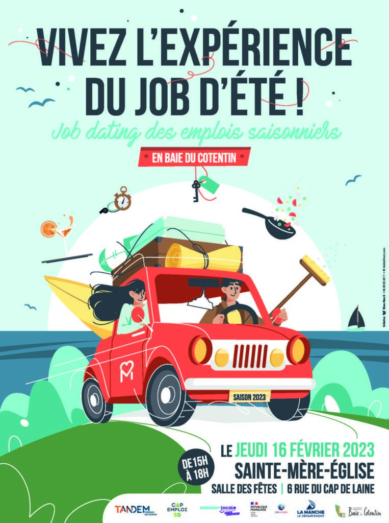 AFFICHE A3 JOB DATING 16 FEVopti