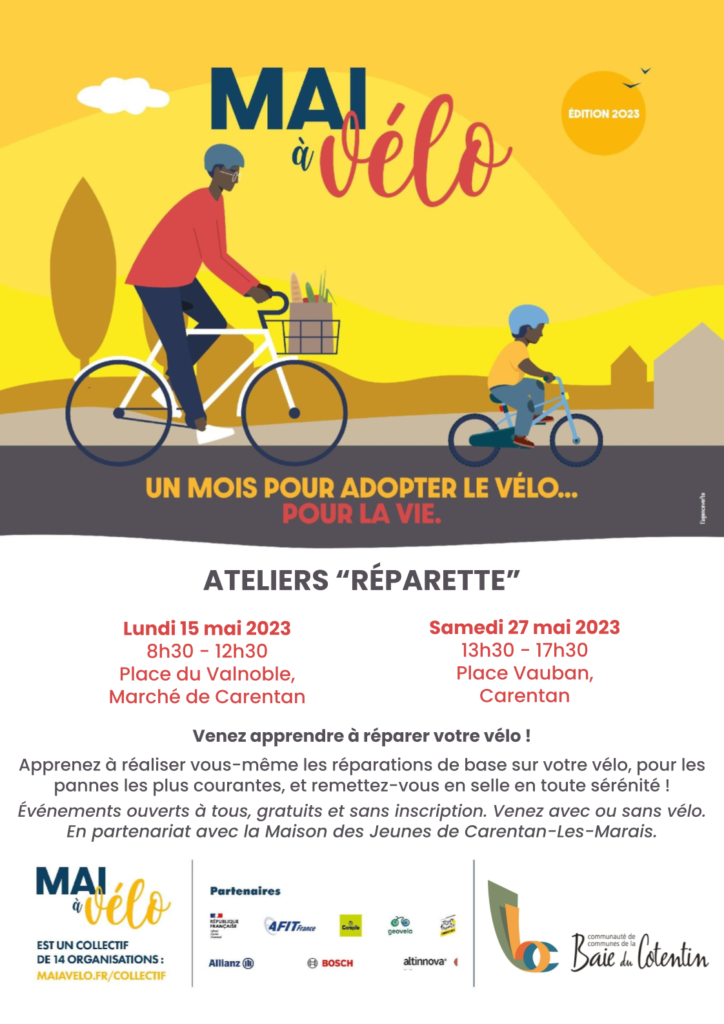 VISUEL MAI A VELO ATELIERS REPARETTE CCBDC