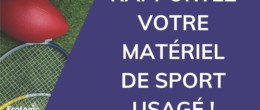 Rapportez votre matériel de sport usagé