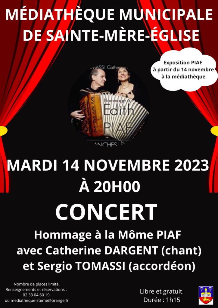 Affiche concert PIAF