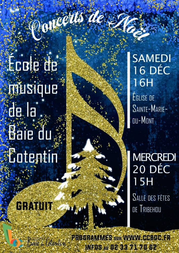 Concerts de Noël 2023 - Affiche