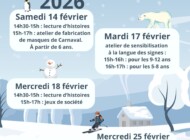 Les vacances de février à la médiathèque de Sainte-Mère-Eglise